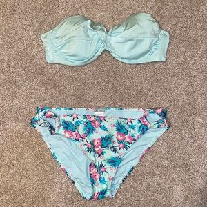 Mint green bikini